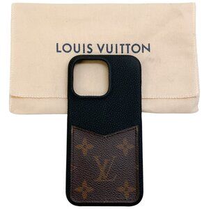 Louis Vuitton Black Mono Pocket iPhone 13 Pro Case